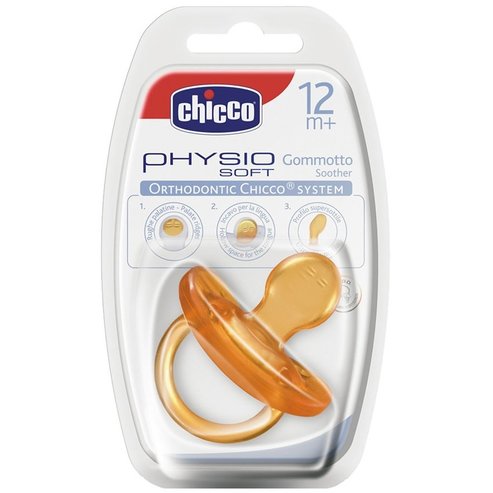 Chicco Physio Soft  Биберон от каучук 12m+