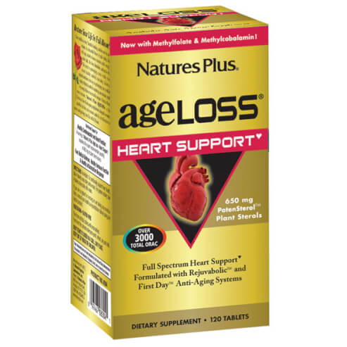 Nature\'s Plus AgeLoss Heart Support Хранителна добавка за поддържане на здравето на сърцето 120tabs