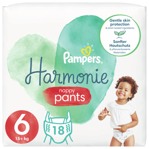 Pampers Harmony Nappy Pants No6 (15+kg) 18 пелени