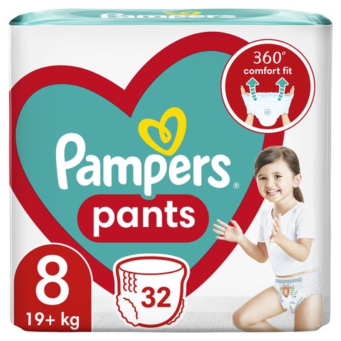 Pampers Pants Jumbo Pack No8 (19+kg) 32 пелени
