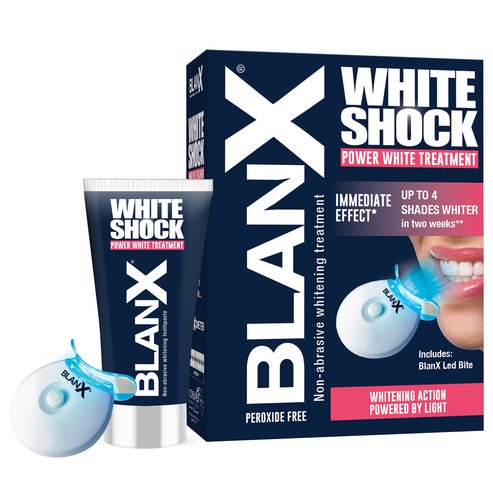 BLANX White Shock Power White Treatment Система за бързо избелване на зъбите, 1 брой
