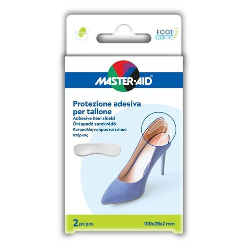 Master Aid Adhesive Heel Shield Стикер за протектор за петата 100x29x2 mm Един размер 2 бр