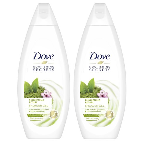Dove PROMO PACK Nourishing Secrets Awakening Ritual Body Wash 2x500ml 1+1 Подарък