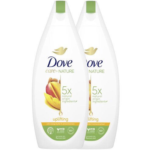 Dove PROMO PACK Care By Nature Uplifting Shower Gel 2x600ml