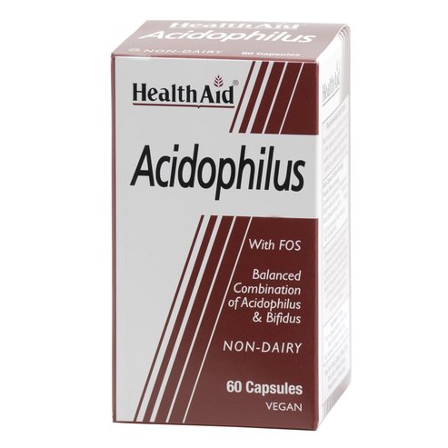 Health Aid Balanced Acidophilus (+bifidus) Хранителна добавка  60 капсули