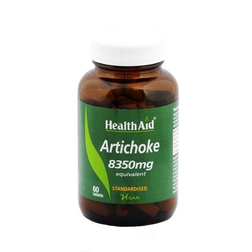 Health Aid Artichoke 8350mg  поддържане на здравето на черния дроб и храносмилателната система 60 капсули