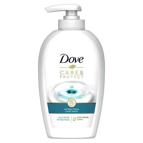Dove Care & Protect Hand Wash Refill Овлажняващ течен сапун за ръце с антибактериална съставка 250ml