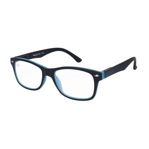 Eyelead Унисекс очила за четене синьо - черна кост E191