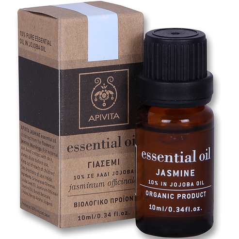Apivita Essential Oil Jasmine Γιασεμί 10% Разтвор в масло от жожоба 10ml