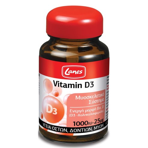 Lanes Vitamin D3 60Tabs