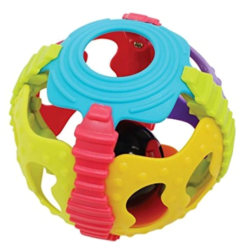 Playgro Shake Rattle and Roll Ball Бебешка играчка 6м + 1бр