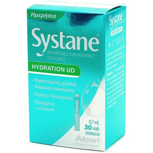 Systane Hydration UD Капки за очи с хиалуронова киселина, 30 амп. x 0,7ml