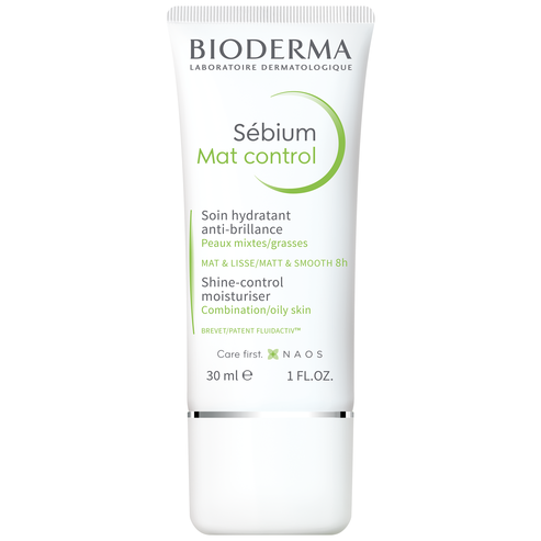 Bioderma Sebium Mat -Хидратираща грижа с матиращ ефект резултати за  мазна кожа40ml