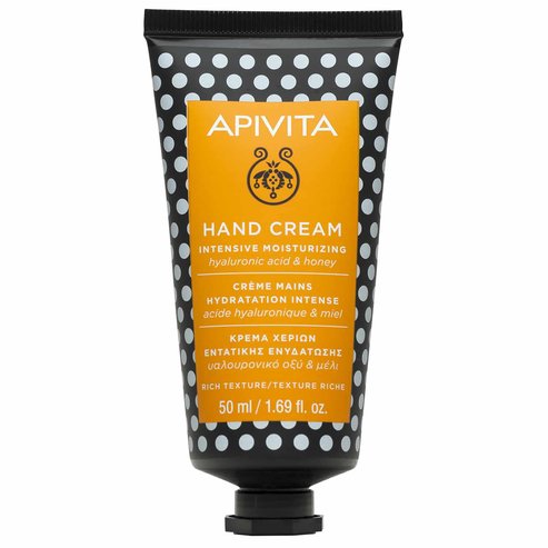 Apivita Hand Cream Intensive Moisturizing With Hyaluronic Acid & Honey Интензивно хидратиращ крем за ръце​​​​​​​ 50ml