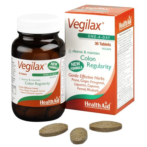 Health Aid Vegilax Пречистване на чревните пътища 30 Tablets