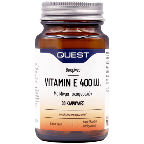 Quest Vitamin E 400iu Mixed Tocopherols Естествен източник на витамин Е 30caps