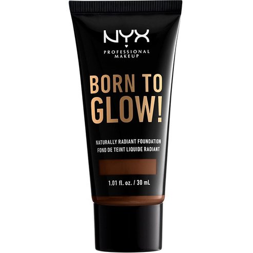 NYX Professional Makeup Born To Glow Naturally Radiant Foundation 30ml - 70 Deep Walnut