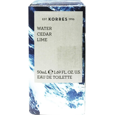 Korres Water, Lime & Cedar Eau de Toilette 50ml