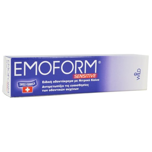Emoform Sensitive Swiss Специална паста за зъби с калиев нитрат 50ml