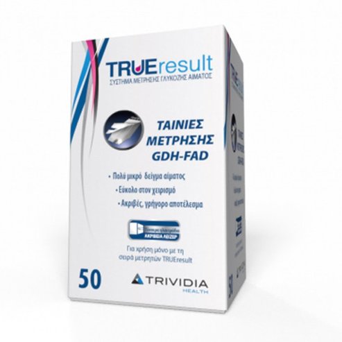 Trividia True Result Ленти за измерване на захар 50 ленти