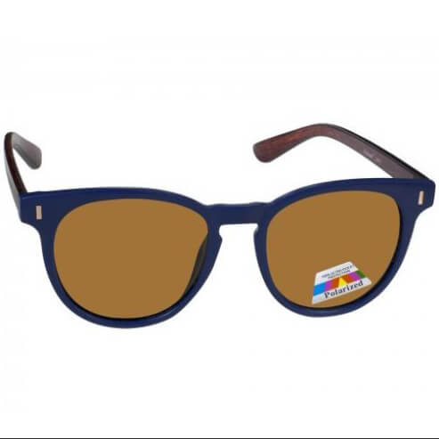 Eyelead Унисекс слънчеви очила със синьо - кафява рамка L640