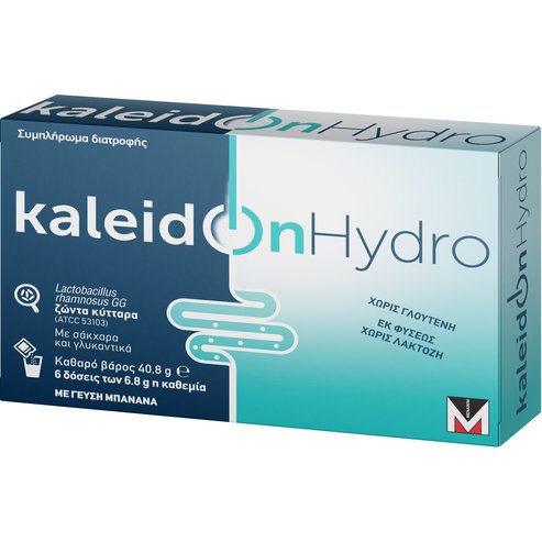 Menarini Kaleidon Hydro Пробиотична хранителна добавка, която допринася за баланса на чревната флора 6sachets x 6,8g