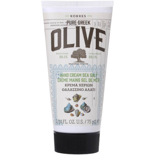 Korres Pure Greek Olive Hand Cream Sea Salt Хидратиращ, немазен крем за ръце с маслиново масло и морска сол 75ml