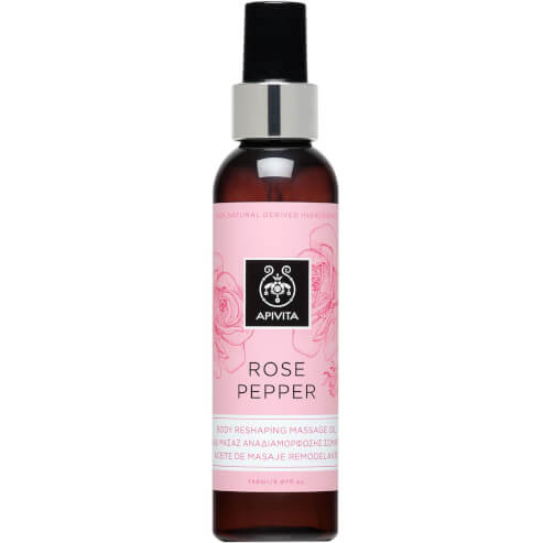 Apivita Rose Pepper Масажно масло за  извайване на тялото 150ml
