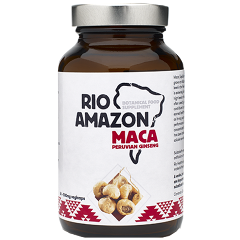 Rio Amazon Maca Мака корен за стимулация и енергия 500 mg 60caps