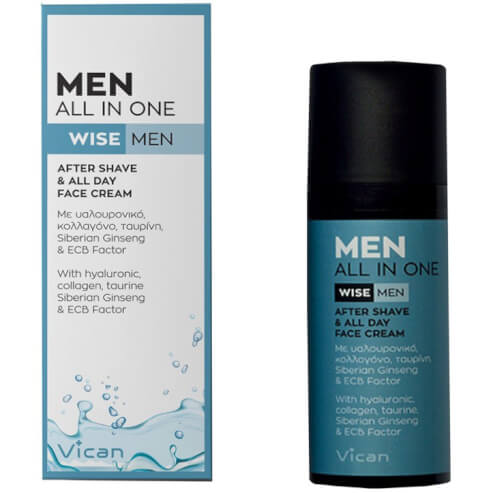 Vican Wise Men All in One After Shave & All Day Face Cream Афтършейв & Крем за лице 50ml