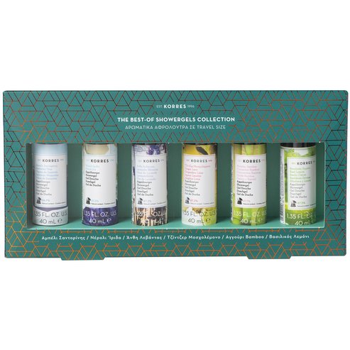 Korres Промо комплект The Best-Of Showergels Collection Колекция от ароматни душ гелове Travel Size 6x40ml на Промо цена
