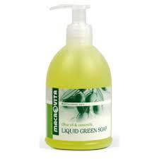 Macrovita Liquid Green Soap Течен сапун със зехтин и лайка 300ml