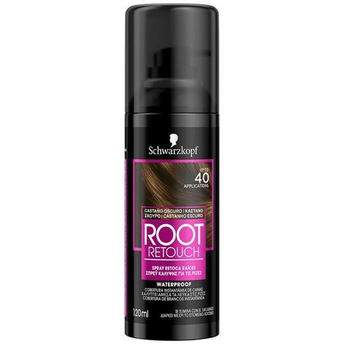 Schwarzkopf Root Retoucher Spray Тониращ спрей за корени, тъмнокафяв цвят​​​​​​​ 120ml