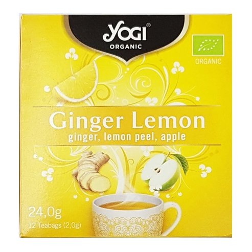 Yogi Tea Ginger Lemon with Apple 12 Teabags x 2.0gr
