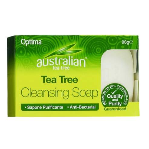 Optima Australian Tea Tree Antiseptic Cleansing Soap Тя осигурява дълбоко почистване и антисептични 90gr защита