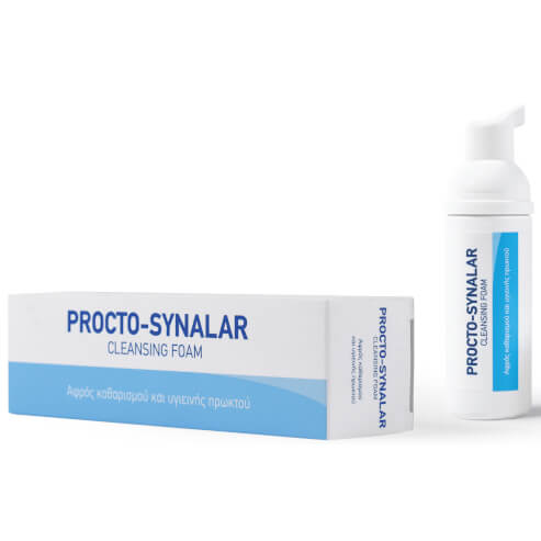 Procto-Synalar Почистваща пяна за анална хигиена при хемороиди 40ml